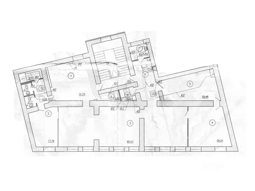 Офис в Санкт-Петербург наб. Реки Мойки, 75-79Б (235 м) - Фото 2
