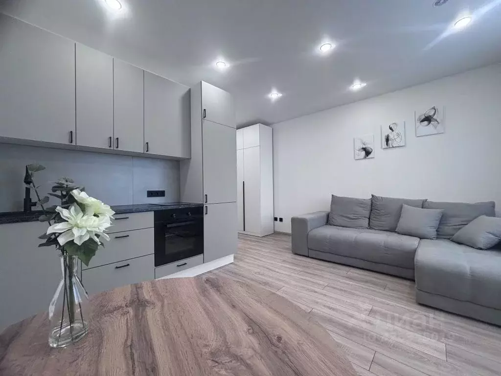 Студия Тульская область, Тула Петровский квартал мкр, ул. Маршала ... - Фото 1