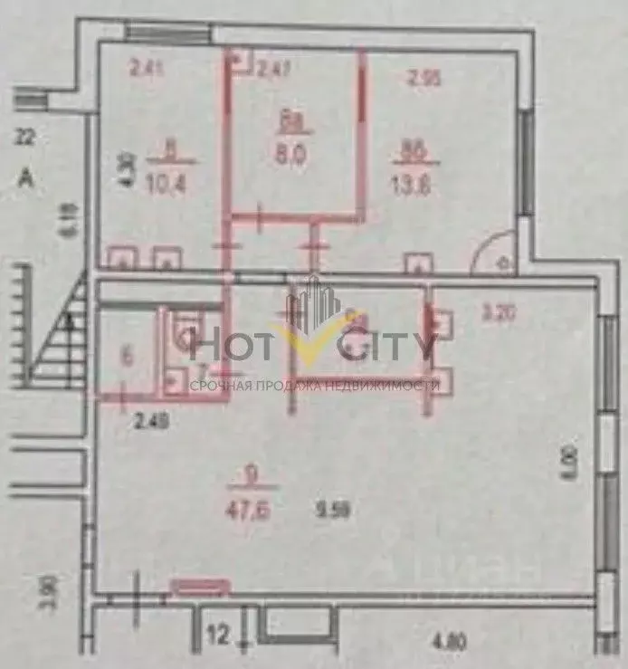 Помещение свободного назначения в Москва Донецкая ул., 20к1 (90 м) - Фото 1