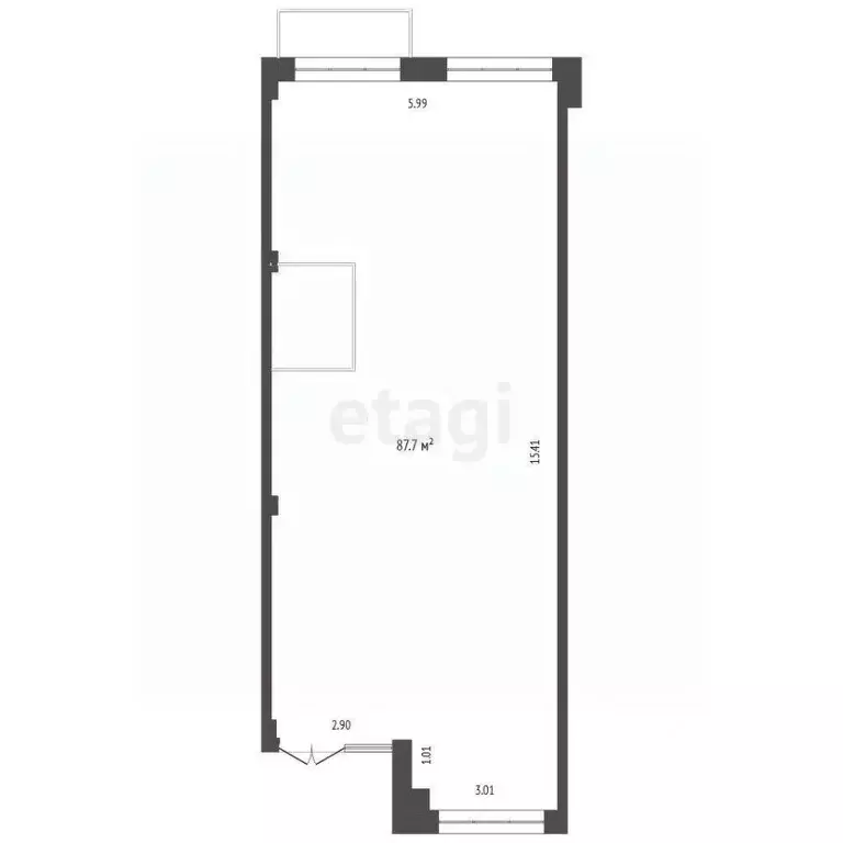 Помещение свободного назначения в Тюменская область, Тюмень ул. Андрея ... - Фото 2