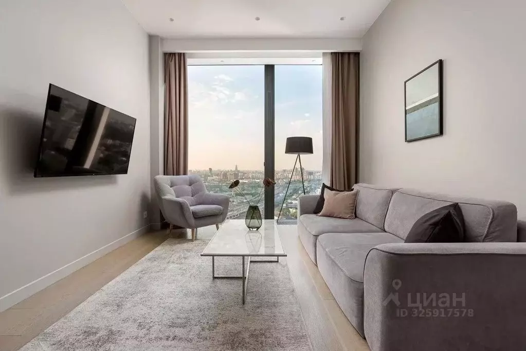 2-к кв. Москва 1-й Красногвардейский проезд, 22с2 (62.6 м) - Фото 2