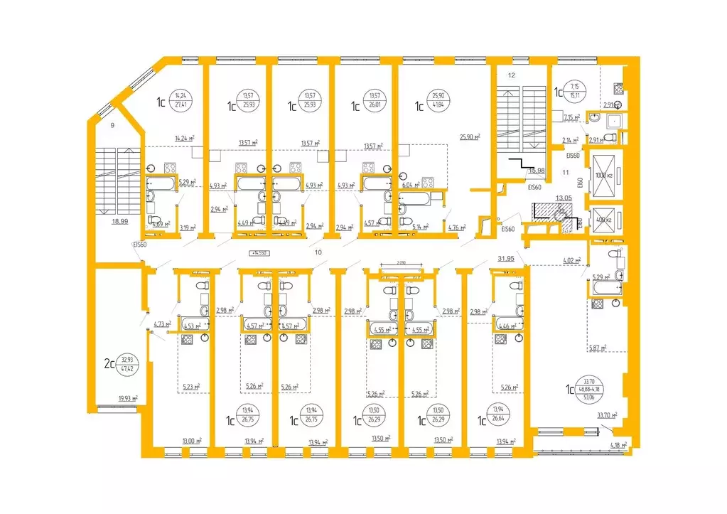 1-к кв. Башкортостан, Уфа ул. Аксакова, 79 (26.29 м) - Фото 2