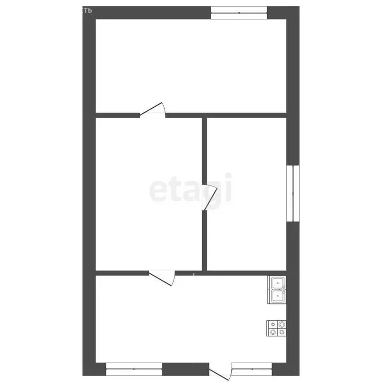 Дом в село Заюково, Тонельная улица (125 м) - Фото 1