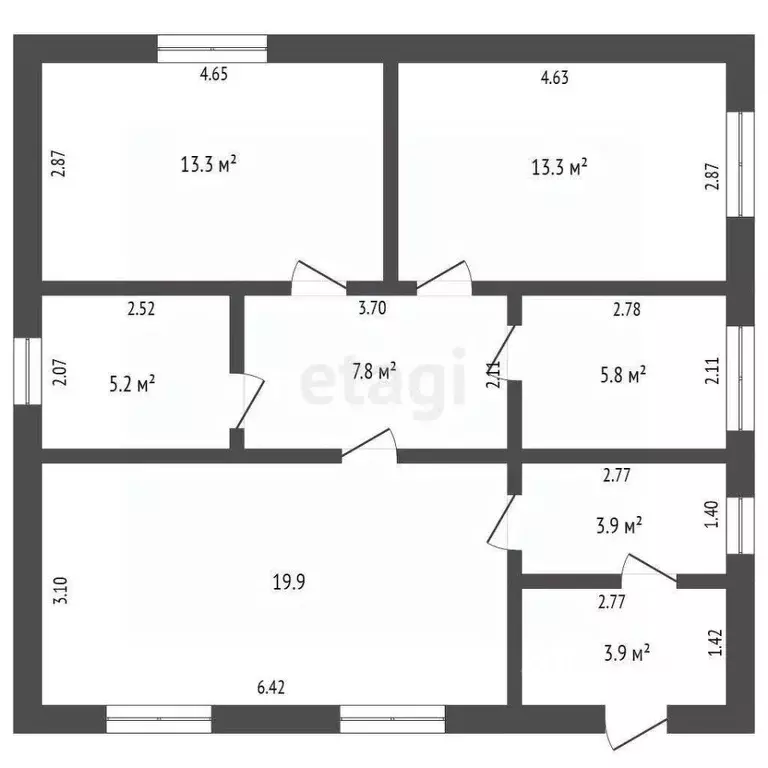 Дом в Белгородская область, Белгородский район, с. Стрелецкое ул. ... - Фото 2