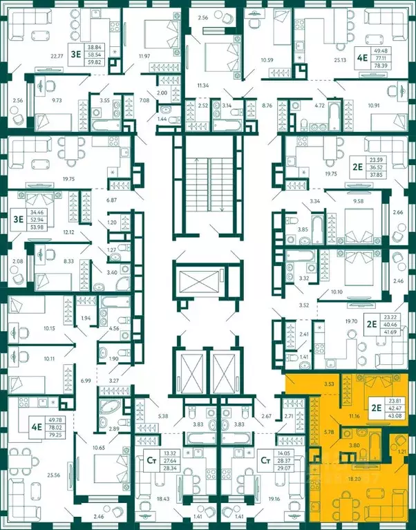 1-к кв. Башкортостан, Уфа Зеленая Роща жилрайон, Терле Парк жилой ... - Фото 2