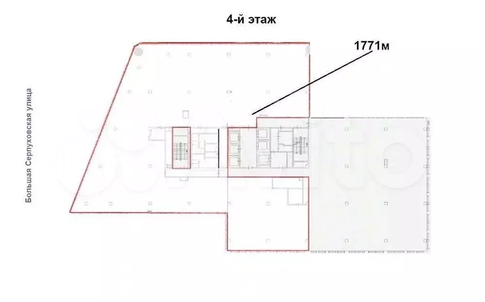 Аренда офиса 364 м2 м. Добрынинская в цао - Фото 0