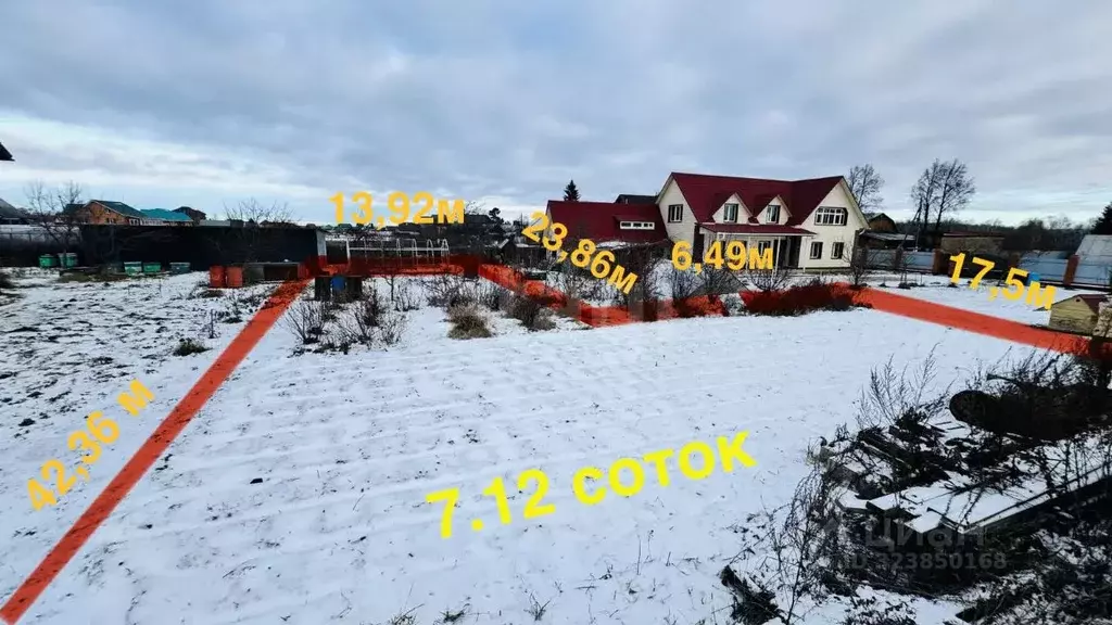 Участок в Тюменская область, Тюменский муниципальный округ, с. Луговое ... - Фото 2