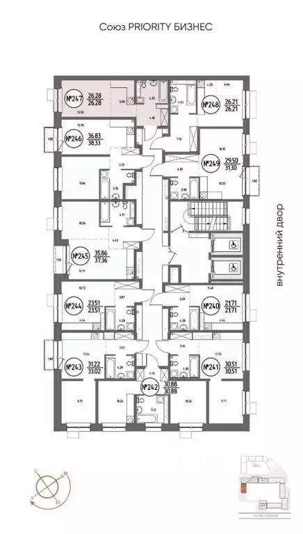 1-к кв. Иркутская область, Иркутск Макс жилой комплекс (26.28 м) - Фото 2