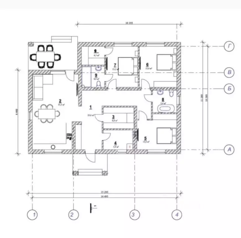 Дом в Саратовская область, Энгельсский район, Новопушкинское ... - Фото 2