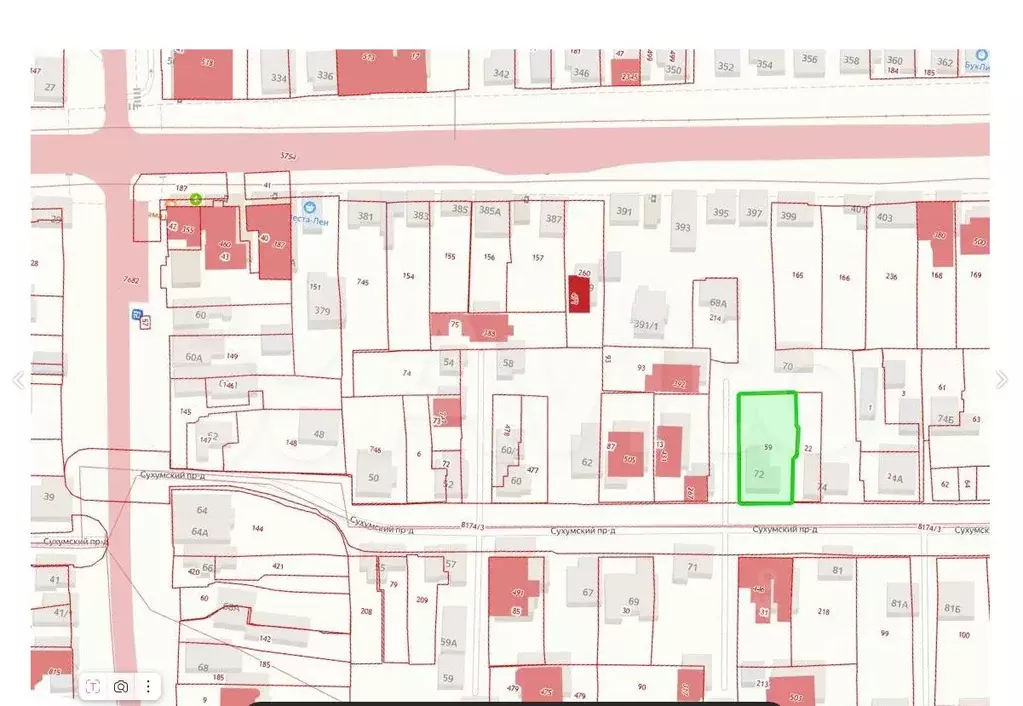 Участок в Ставропольский край, Ставрополь Сухумский проезд, 72 (5.5 ... - Фото 2