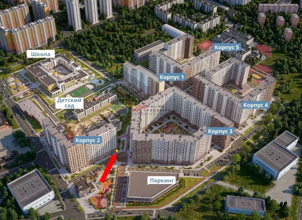Торговая площадь в Московская область, Химки Подрезково мкр, 1-й ... - Фото 0