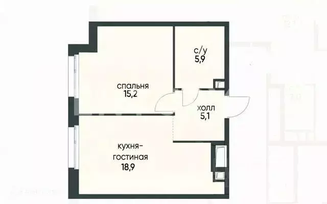 2-к кв. Москва ул. Нижние Мневники, 9 (43.8 м) - Фото 2