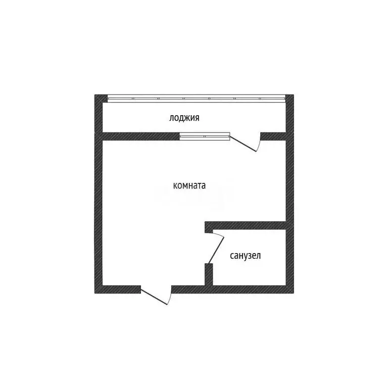 Квартира-студия: Краснодар, улица Красных Партизан, 1/4к1 (26.6 м) - Фото 1