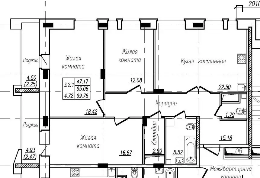 3-к кв. Чувашия, Чебоксары ул. Фридриха Энгельса, 27А (99.78 м) - Фото 0