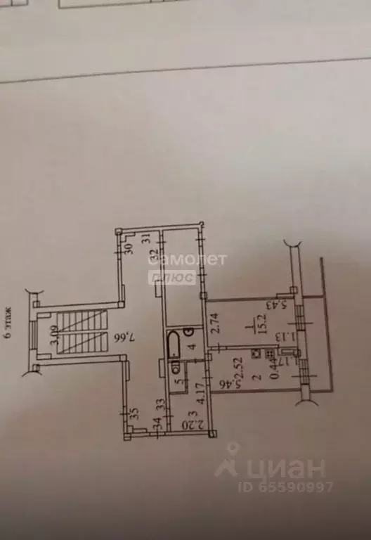 1-к кв. Иркутская область, Иркутск ул. Румянцева, 54 (42.0 м) - Фото 2