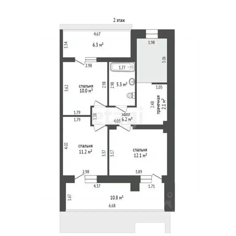 Таунхаус в Ямало-Ненецкий АО, Ноябрьск Уренгойская ул., 4А (153 м) - Фото 2