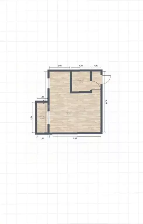 1-к кв. Татарстан, Казань ул. Гагарина, 4 (31.4 м) - Фото 2