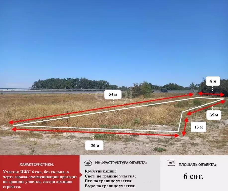 Участок в Крым, Симферополь ул. Хайри Эмир-Заде (6.0 сот.) - Фото 1