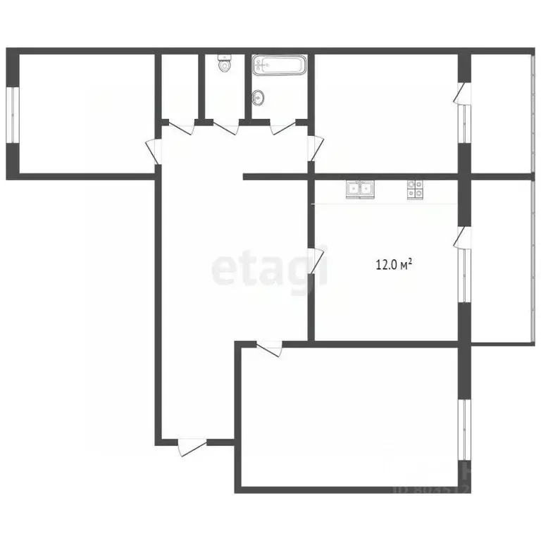 3-к кв. Ставропольский край, Пятигорск ул. Матвеева (67.0 м) - Фото 1
