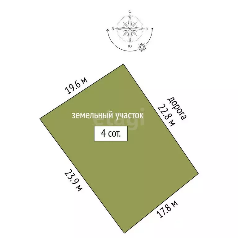 Участок в Севастополь, Петровский спуск (4 м) - Фото 0