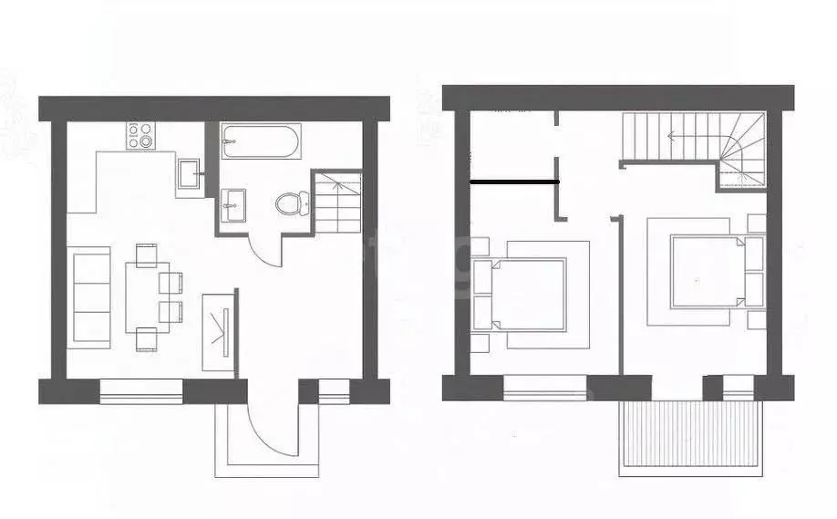 2-к кв. Тверская область, Калининский муниципальный округ, д. ... - Фото 2