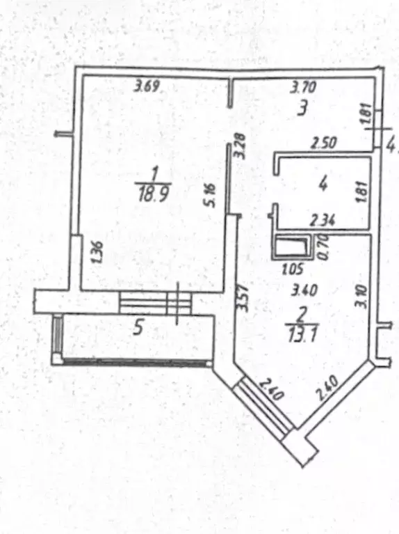 1-к кв. Московская область, Красногорск ул. Спасская, 1к1 (44.7 м) - Фото 2