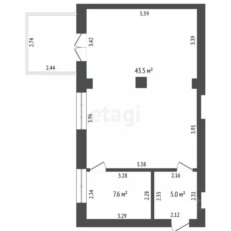 Помещение свободного назначения в Тамбовская область, Уварово 1-й мкр, ... - Фото 0