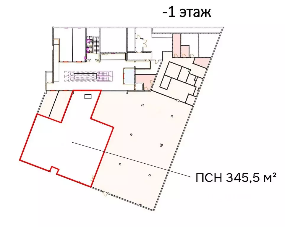 Помещение свободного назначения в Москва наб. Марка Шагала, 1к1 (346 ... - Фото 1