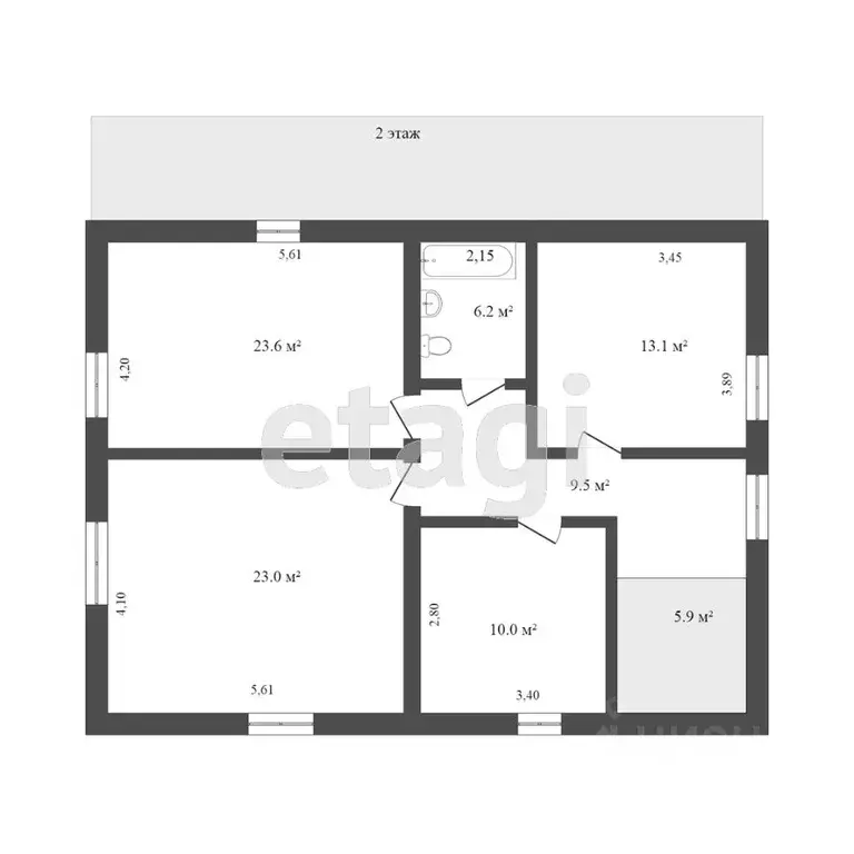 Дом в Калининградская область, Черняховск ул. Кирова, 18 (290 м) - Фото 2