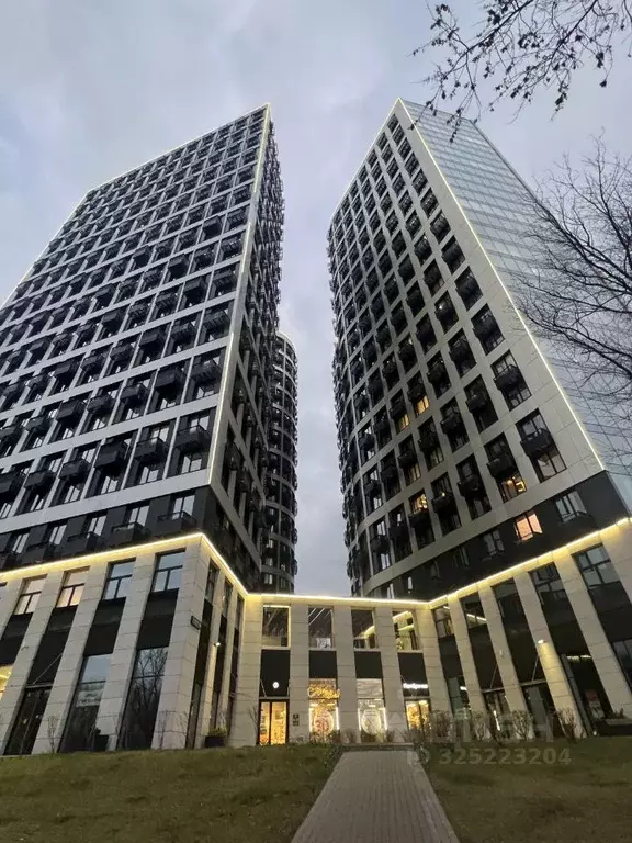 Студия Москва Нагатинская наб., 10А (22.0 м) - Фото 1