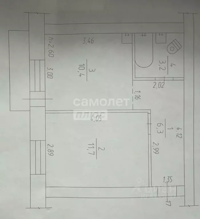 1-к кв. Кемеровская область, Юрга Фестивальная ул., 10 (31.6 м) - Фото 1