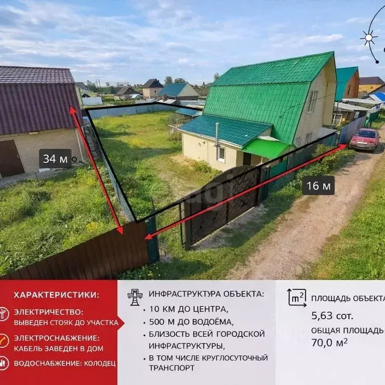 Дом в Тюменская область, Тюмень Полевая ул. (70 м) - Фото 1