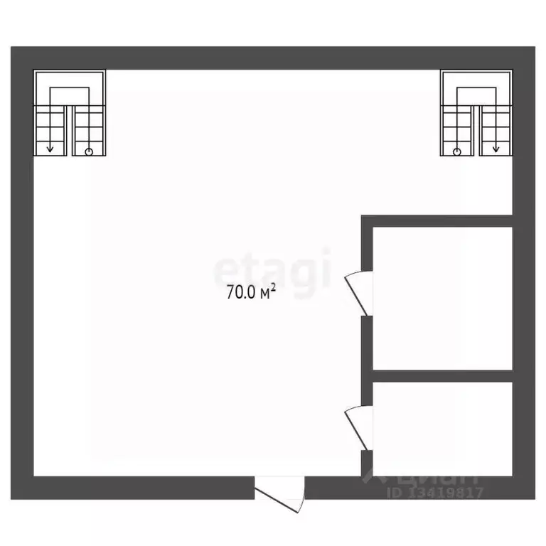 Офис в Брянская область, Брянск Рябиновая ул., 8А (98 м) - Фото 1