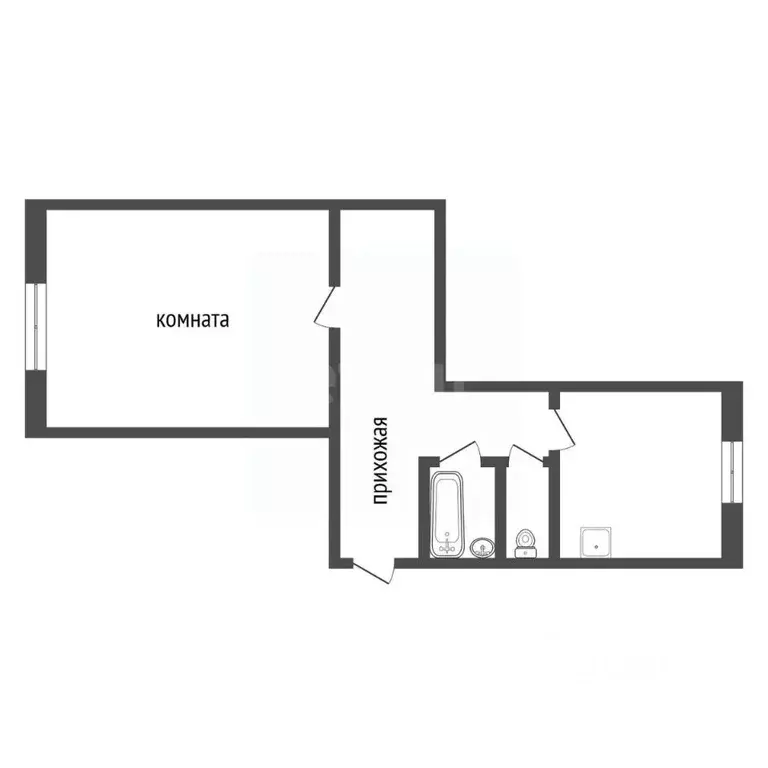 1-к кв. Красноярский край, Красноярск ул. Ленина, 26 (36.0 м) - Фото 2