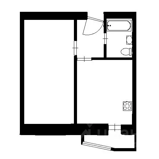 1-к кв. Краснодарский край, Анапа ул. Ленина, 180к1 (38.7 м) - Фото 2