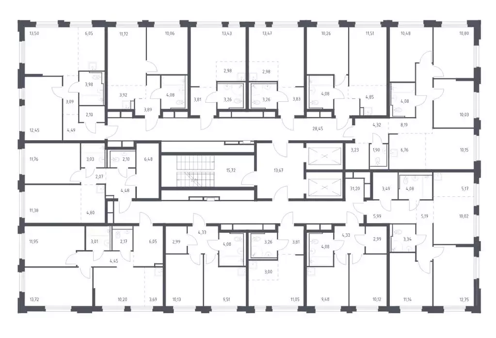 1-к кв. Тюменская область, Тюмень ул. Юрия Рогачева, 11к1 (46.1 м) - Фото 2