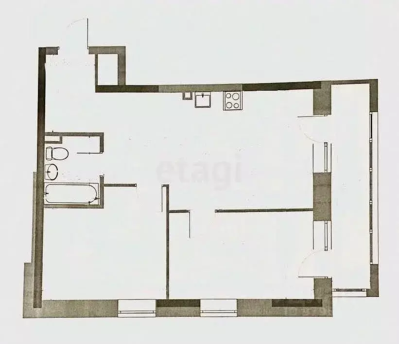 3-к кв. Татарстан, Казань Бухарская ул., 32к1 (63.5 м) - Фото 1