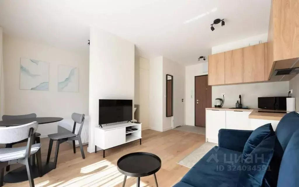 Студия Краснодарский край, Краснодар ул. Григория Булгакова, 8 (25.8 ... - Фото 1