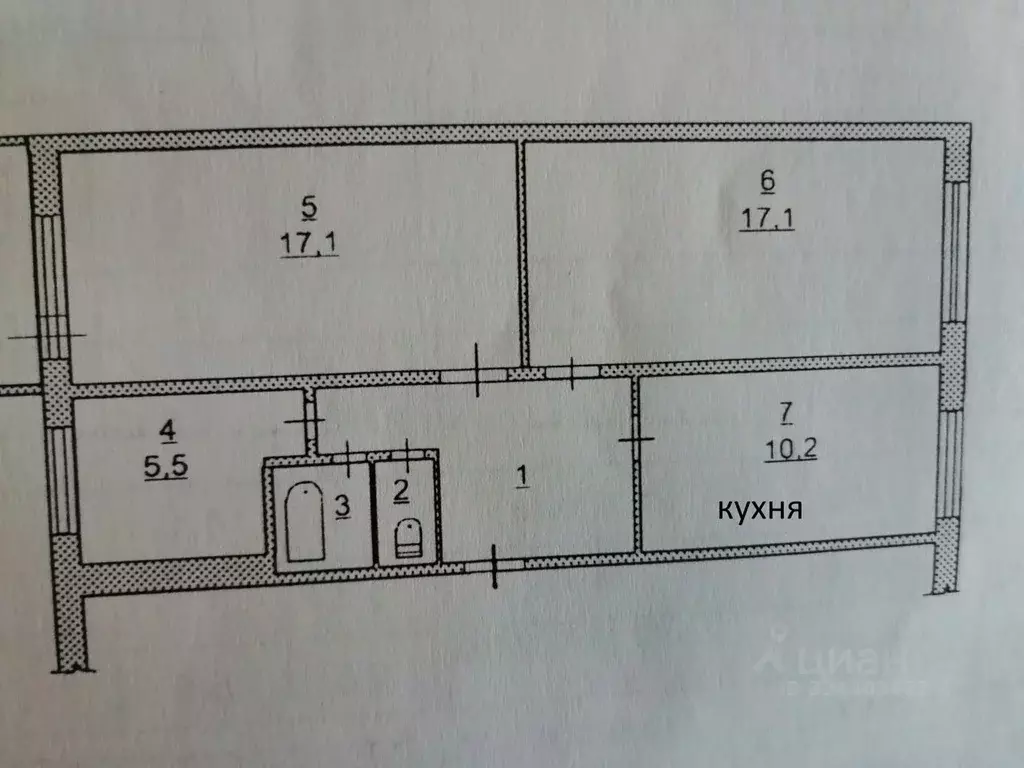 3-к кв. Иркутская область, Усть-Илимск ул. Наймушина, 8 (64.0 м) - Фото 2