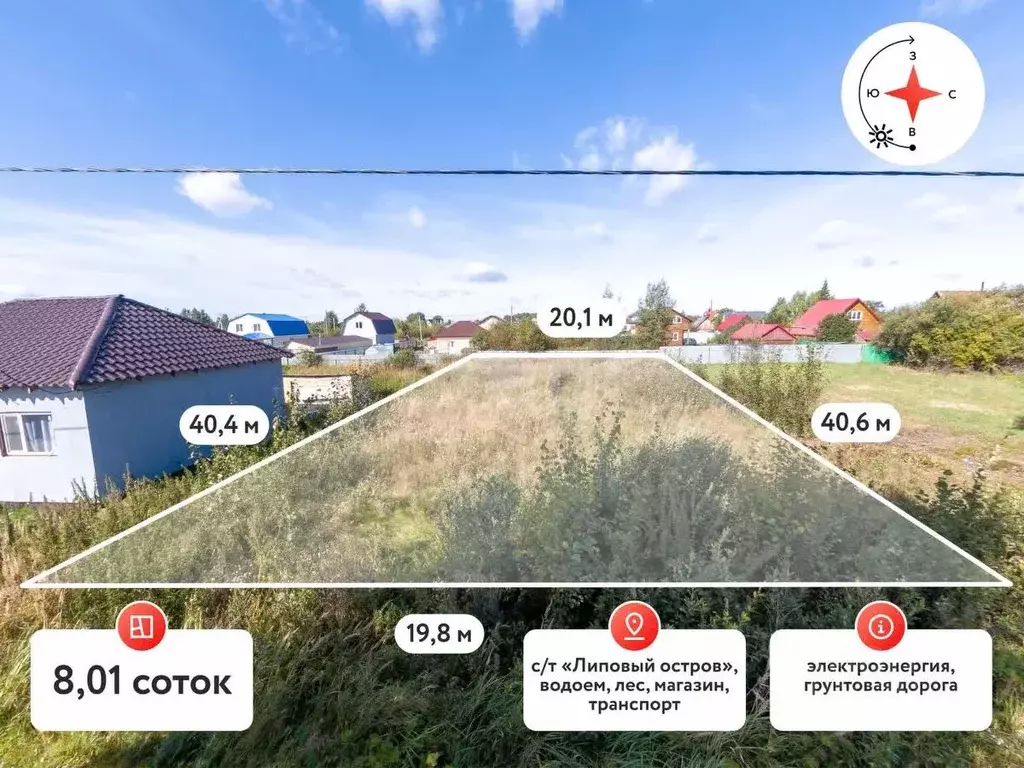 Участок в Тюменская область, Тюмень Садовое товарищество Липовый ... - Фото 1