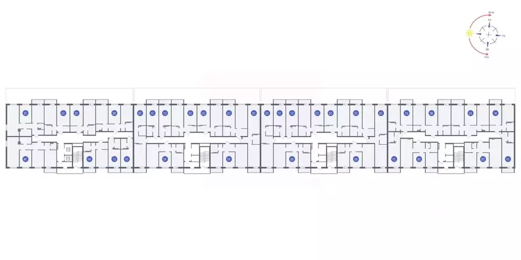 2-к кв. Новосибирская область, Новосибирск ул. Забалуева, 69 (44.81 м) - Фото 1