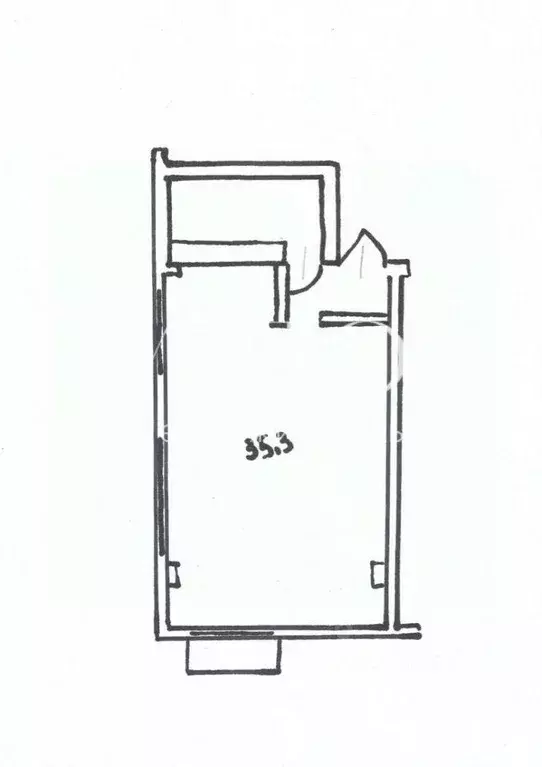Квартира, студия, 35.29 м - Фото 0