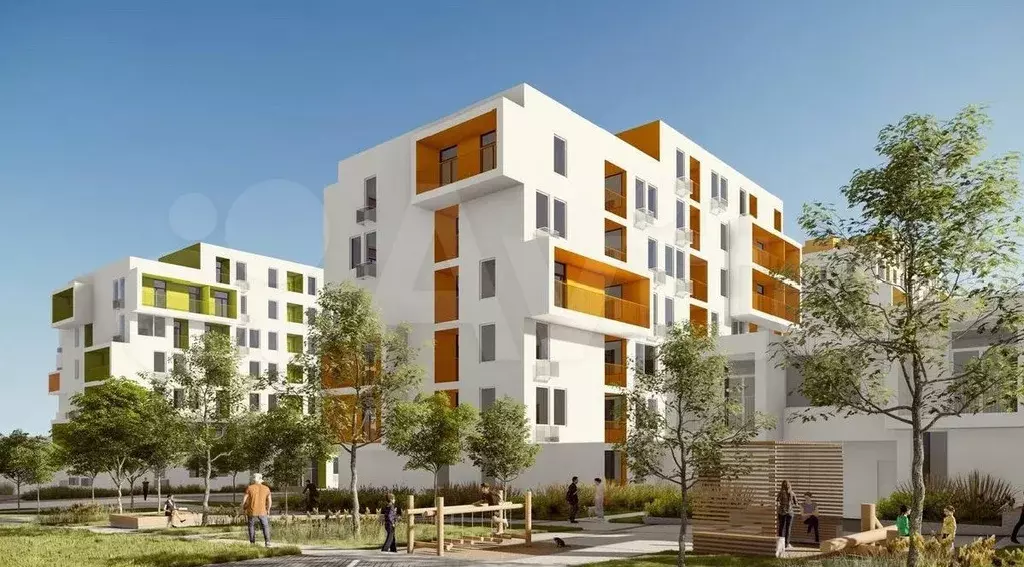 1-к. квартира, 30,1 м, 4/9 эт. - Фото 1