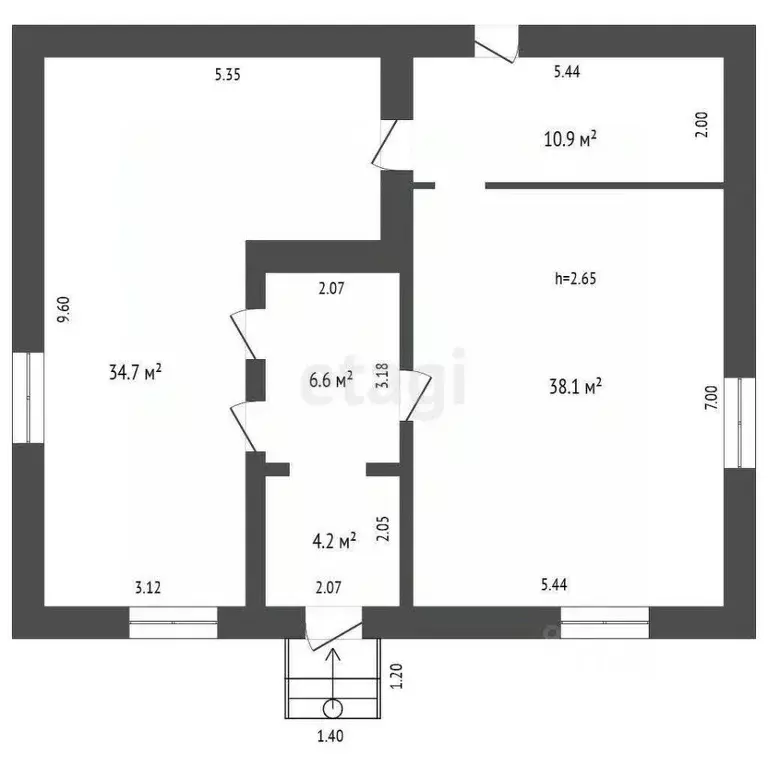 Торговая площадь в Тюменская область, Нижнетавдинский муниципальный ... - Фото 2
