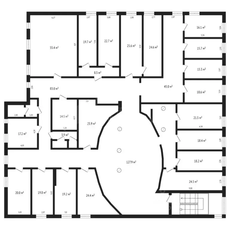 Офис в Тюменская область, Тюмень Олимпийская ул., 6к1 (742 м) - Фото 2