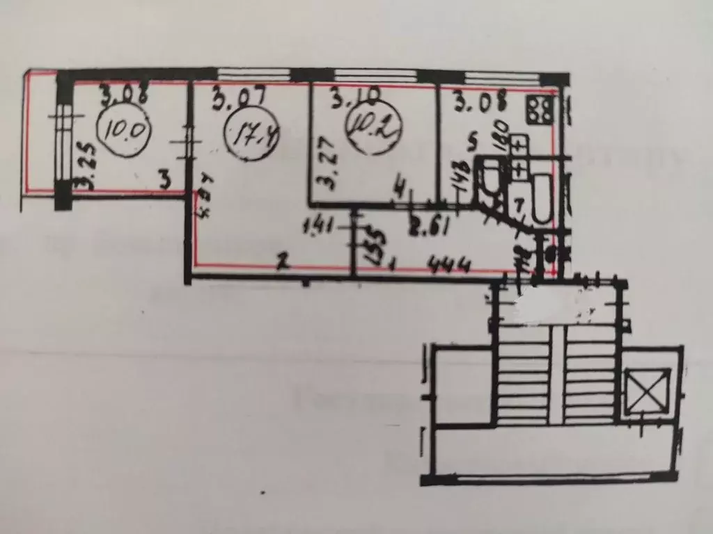 3-к кв. Санкт-Петербург просп. Большевиков, 31 (54.0 м) - Фото 1