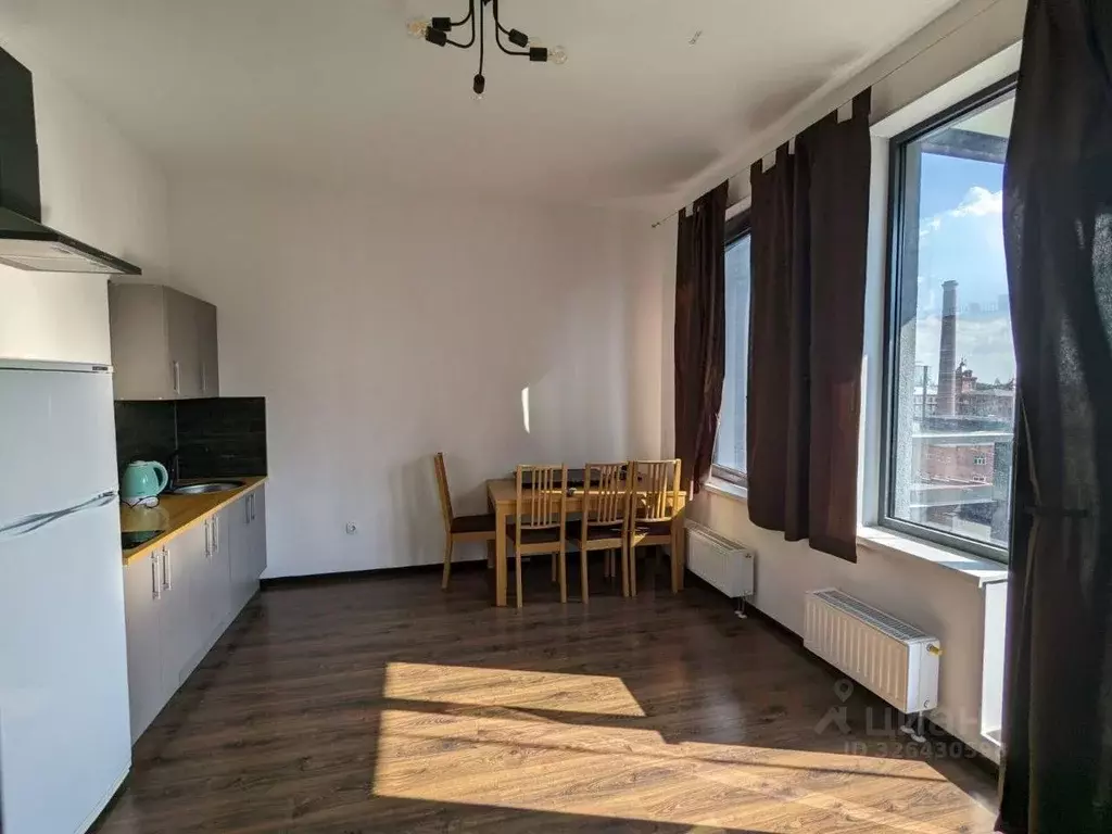 Студия Санкт-Петербург ул. Александра Матросова, 3 (27.6 м) - Фото 2