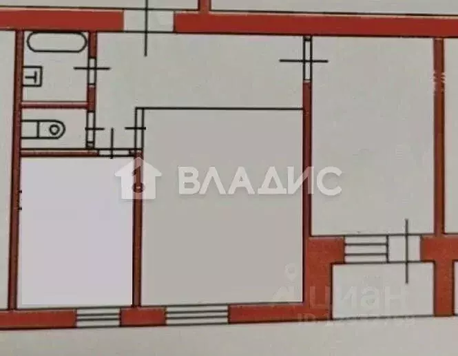 2-к кв. Пензенская область, Пенза ул. Клары Цеткин, 48А (52.9 м) - Фото 1