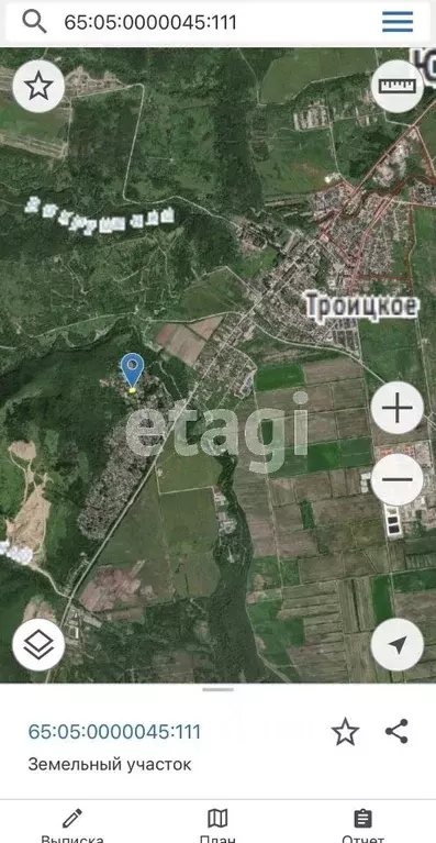 Участок в Сахалинская область, Анивский городской округ, с. Троицкое, ... - Фото 2