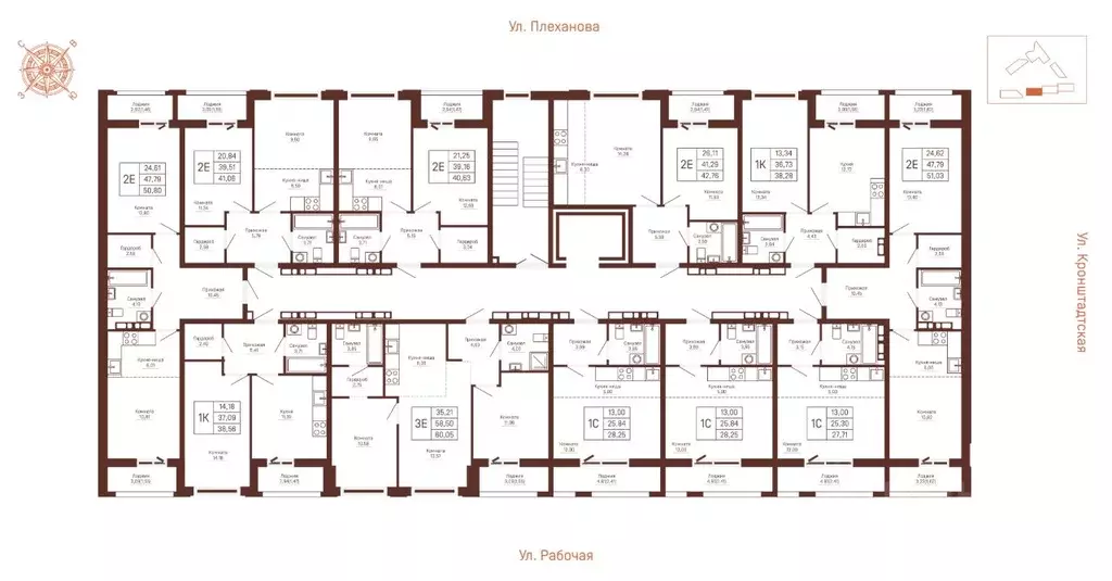 1-к кв. Пермский край, Пермь Данилиха мкр, Три Девятых жилой комплекс ... - Фото 2